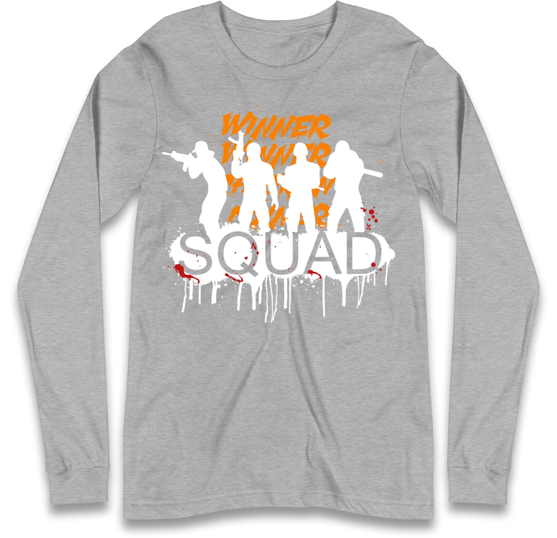 Pubg Squad Long Sleeve T Shirt