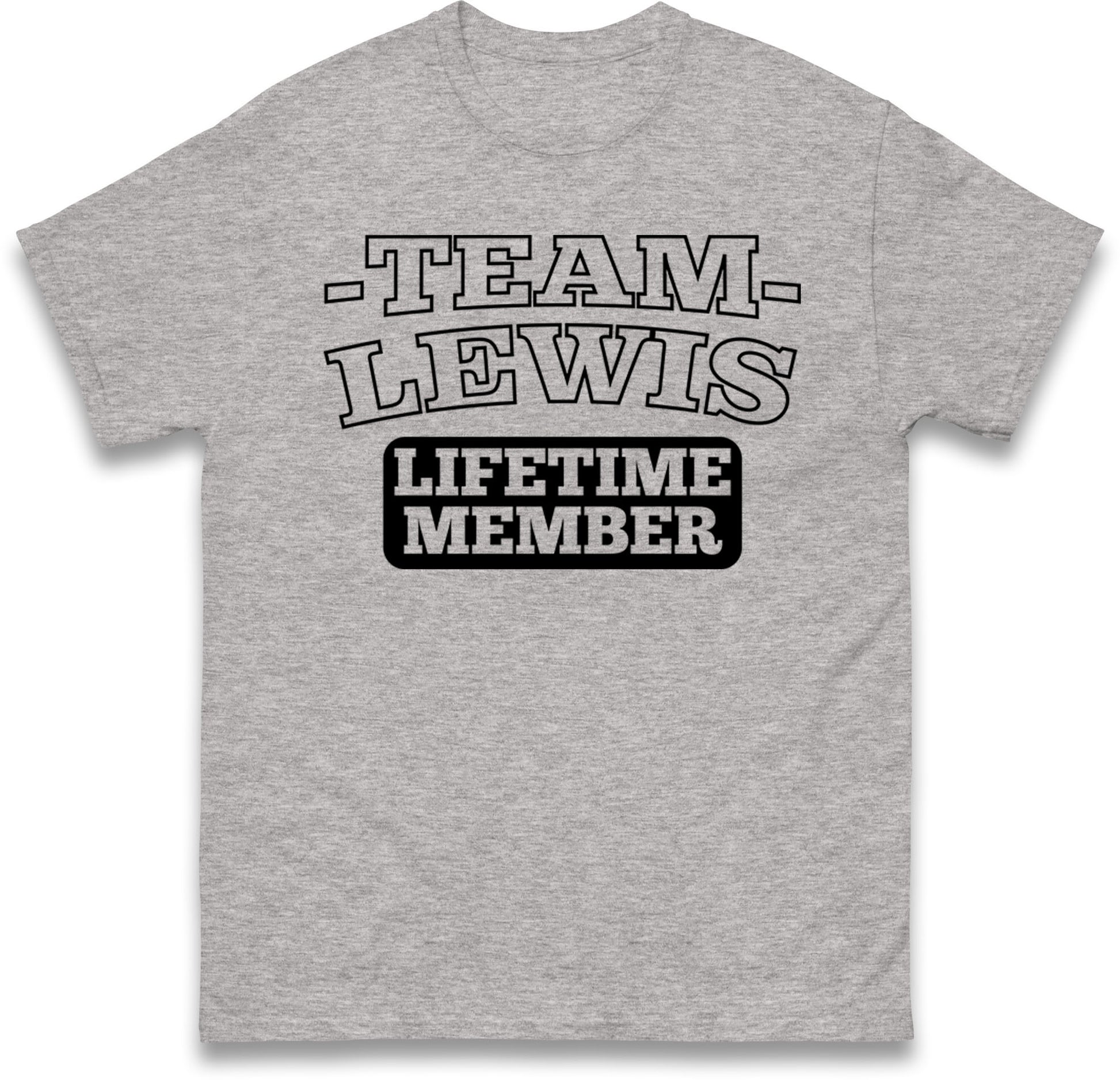 Team Lewis Lifetime Member T Shirt