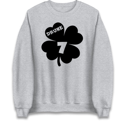 Drunk 7 St Patricks Day Jumper