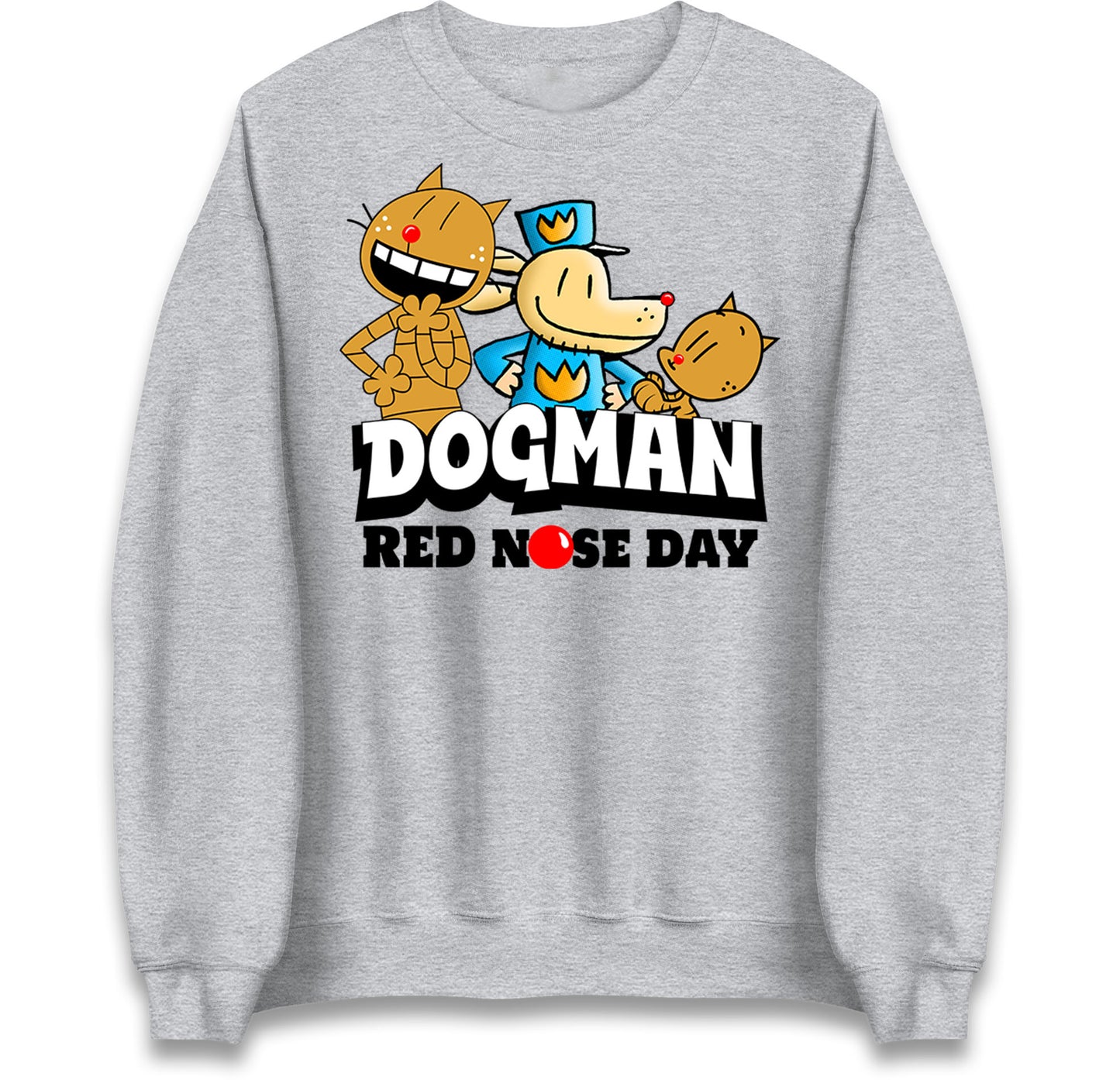 Dog Man Red Nose Day Jumper