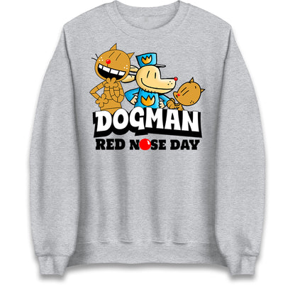 Dog Man Red Nose Day Jumper