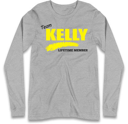 Team Kelly Lifetime Member Long Sleeve T Shirt