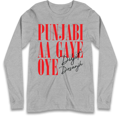 Diljit Dosanjh Long Sleeve T Shirt