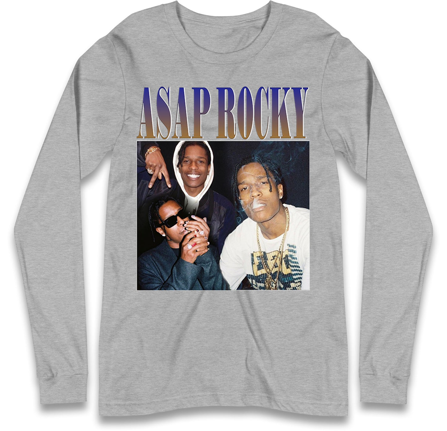 ASAP Rocky Rapper Longsleeve T Shirt