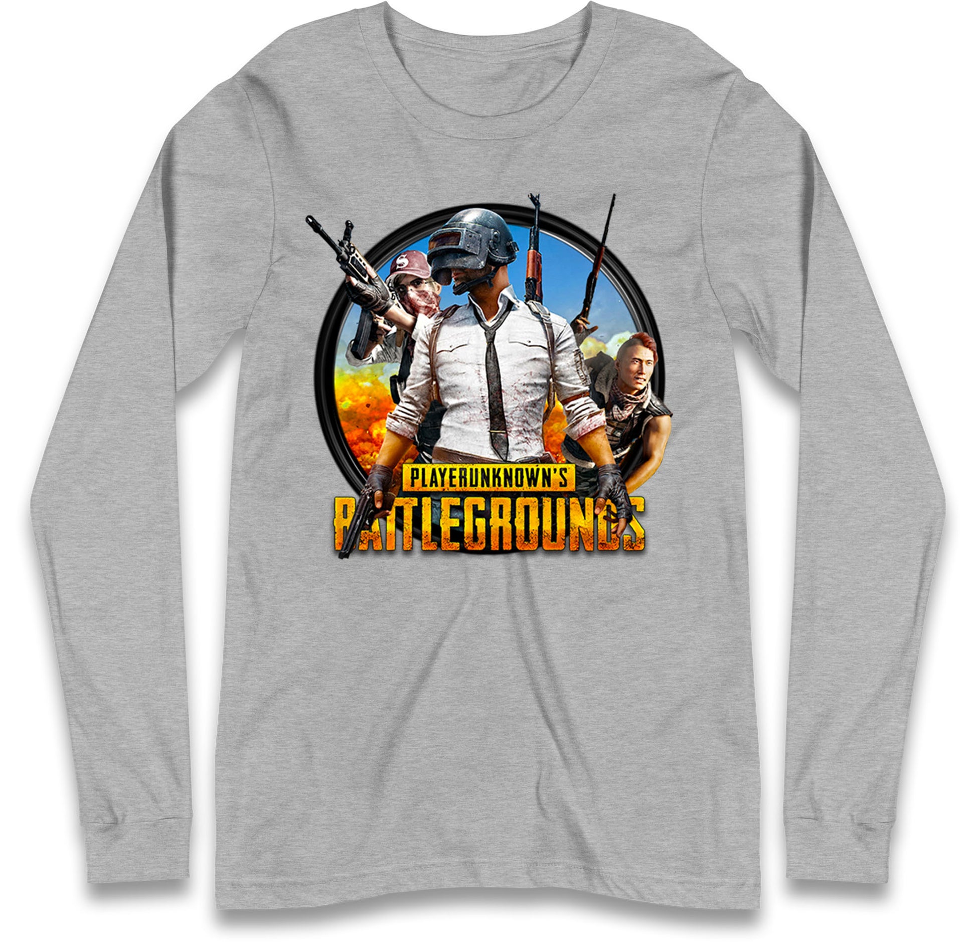 PUBG Battle Long Sleeve T Shirt