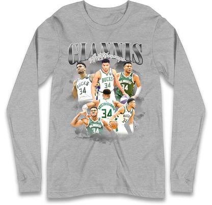 Giannis Antetokounmpo Long Sleeve T Shirt