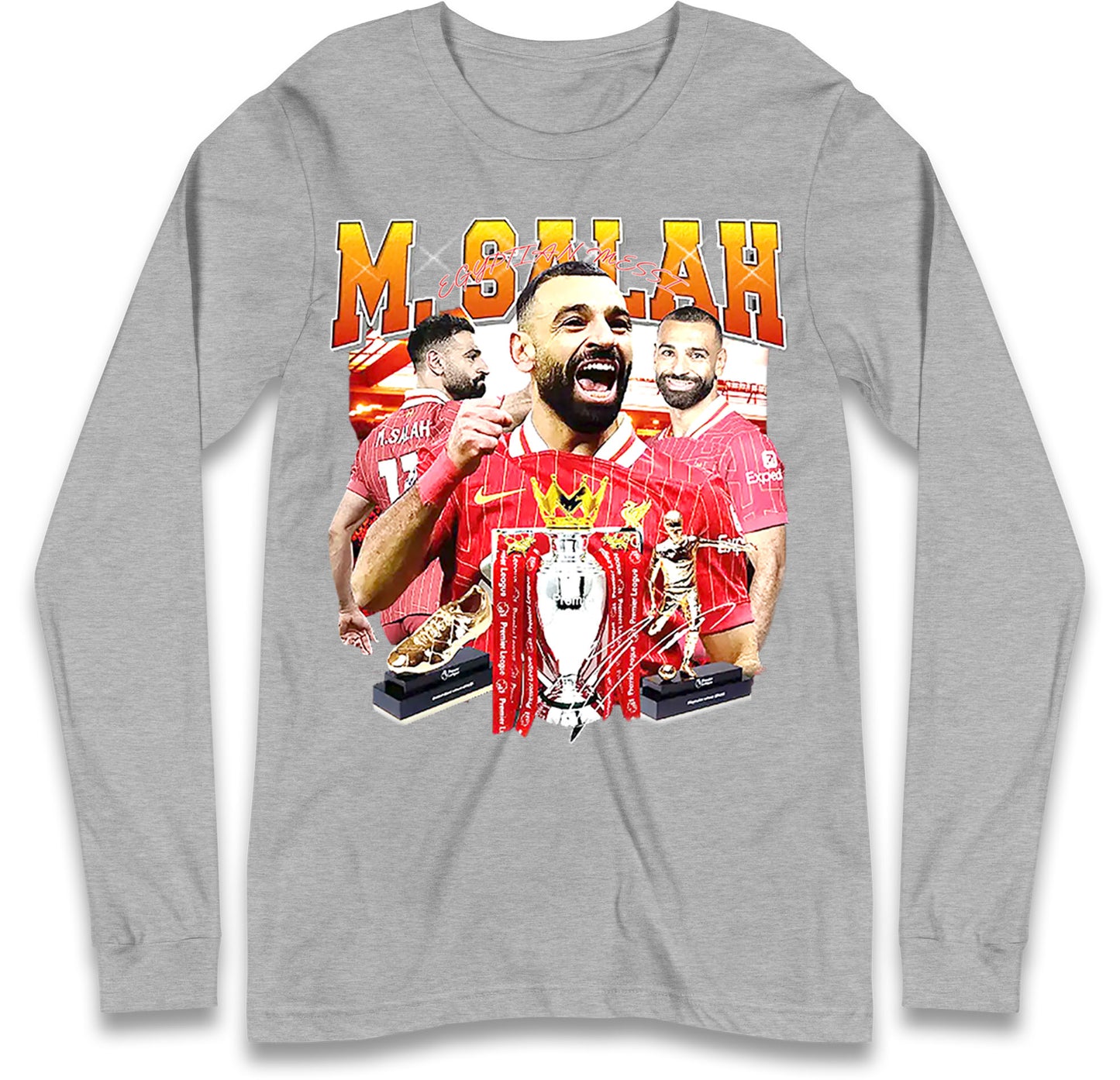 Mohamed Salah Bootleg Long Sleeve T Shirt 