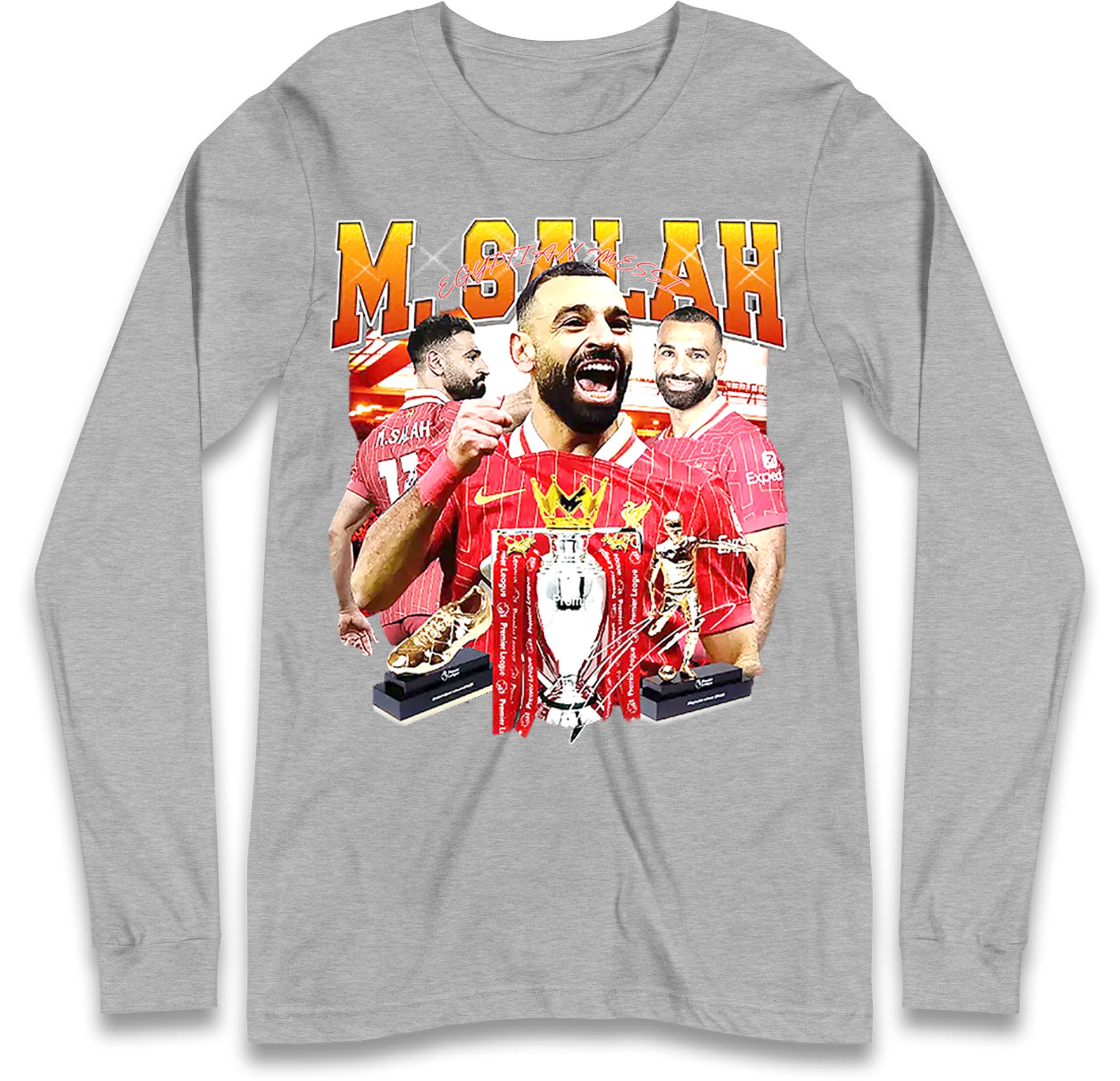 Mohamed Salah Bootleg Long Sleeve T Shirt 