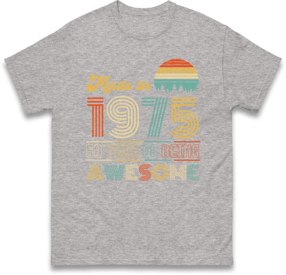 Vintage 50th Birthday T Shirt