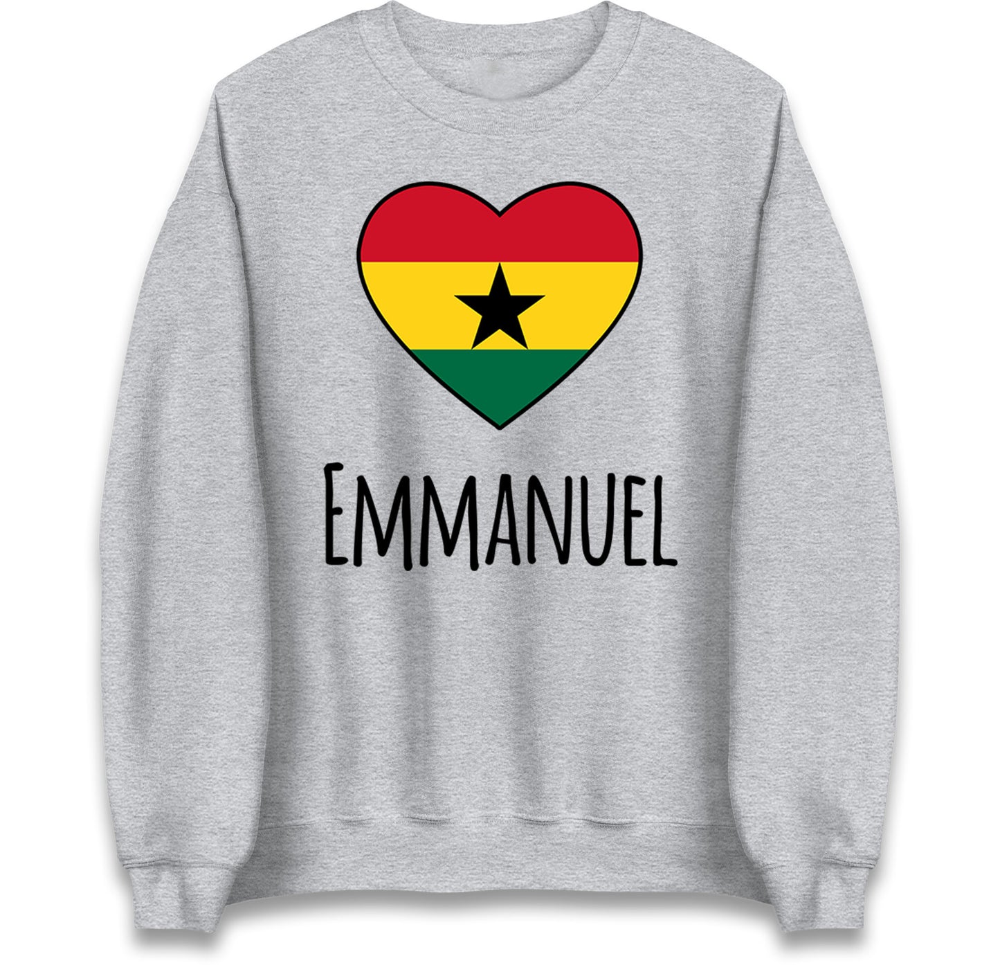Ghana Heart Flag Jumper