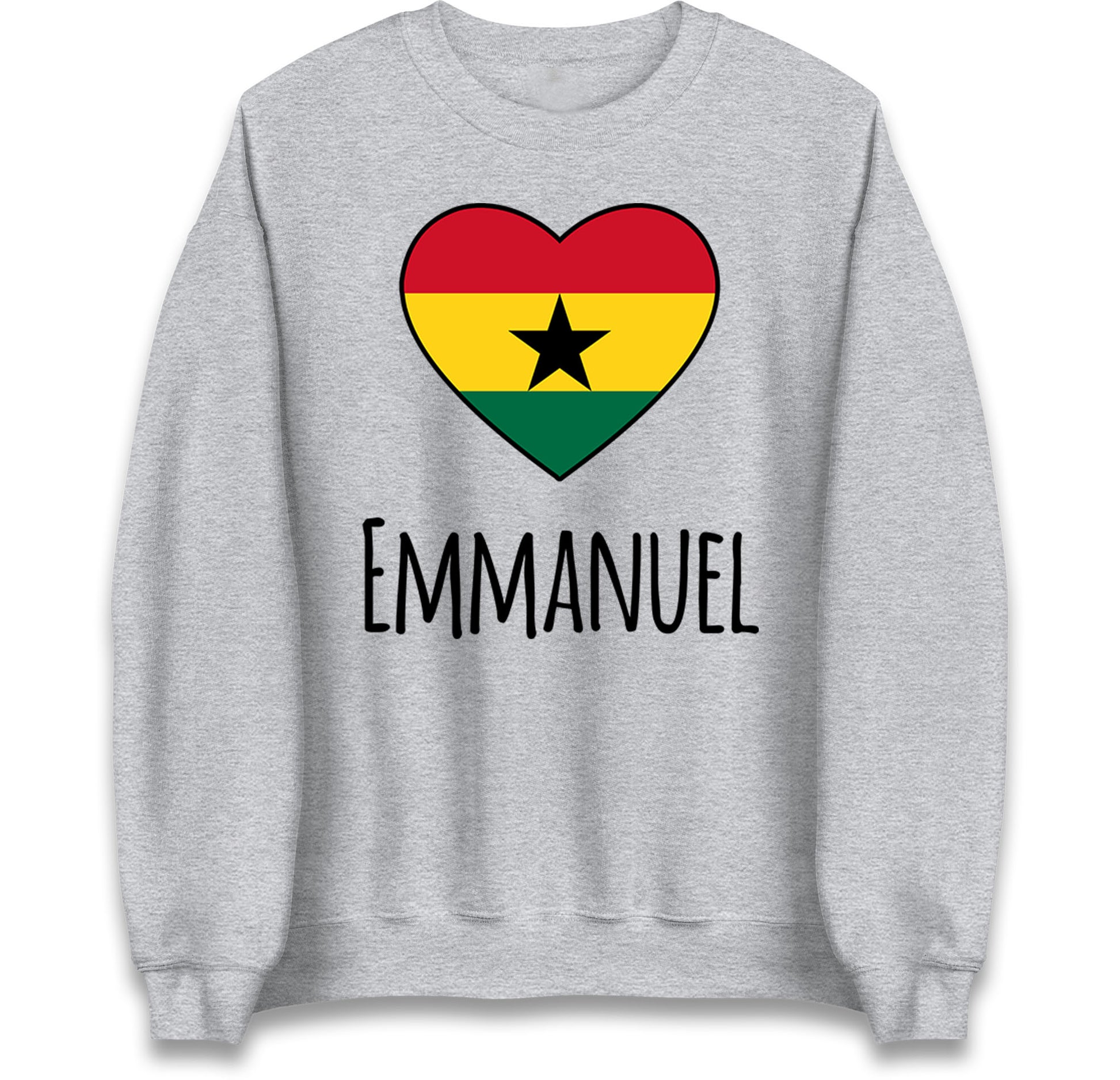Ghana Heart Flag Jumper