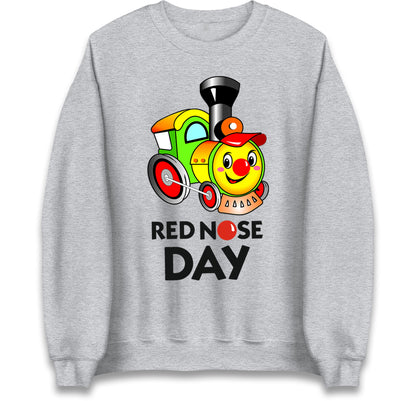 Cartoon Train Red Nose Day Jumper