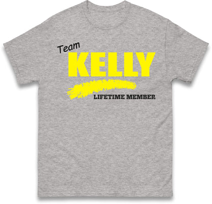 Team Kelly Lifetime Member T Shirt
