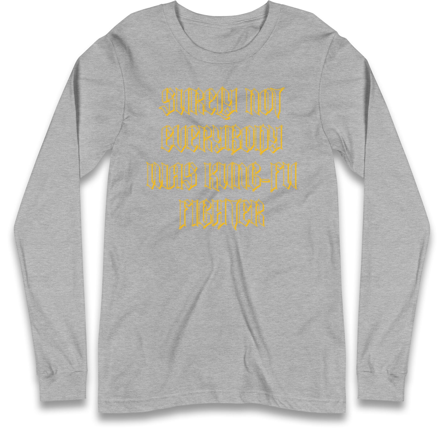 Kung Fu Fighter Long Sleeve T Shirt