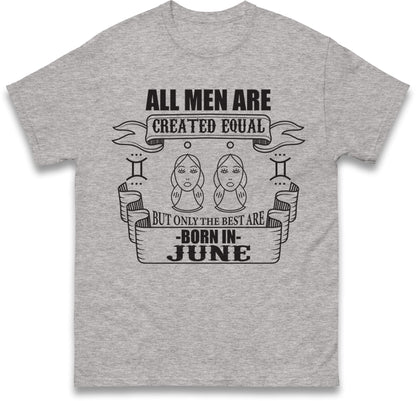 Born In June Birthday T Shirt