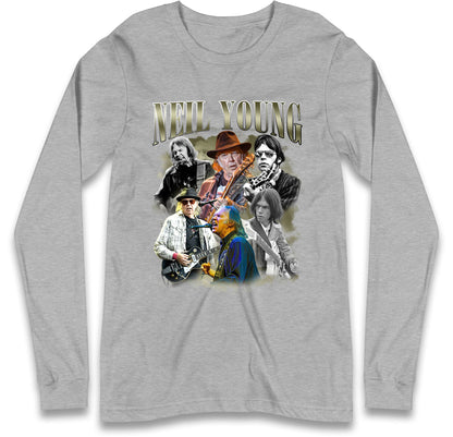 Neil Young Long Sleeve T Shirt