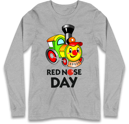 cartoon train long sleeve t shirt