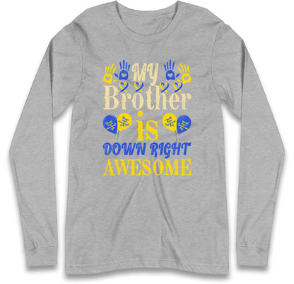 world down syndrome day long sleeve t shirt