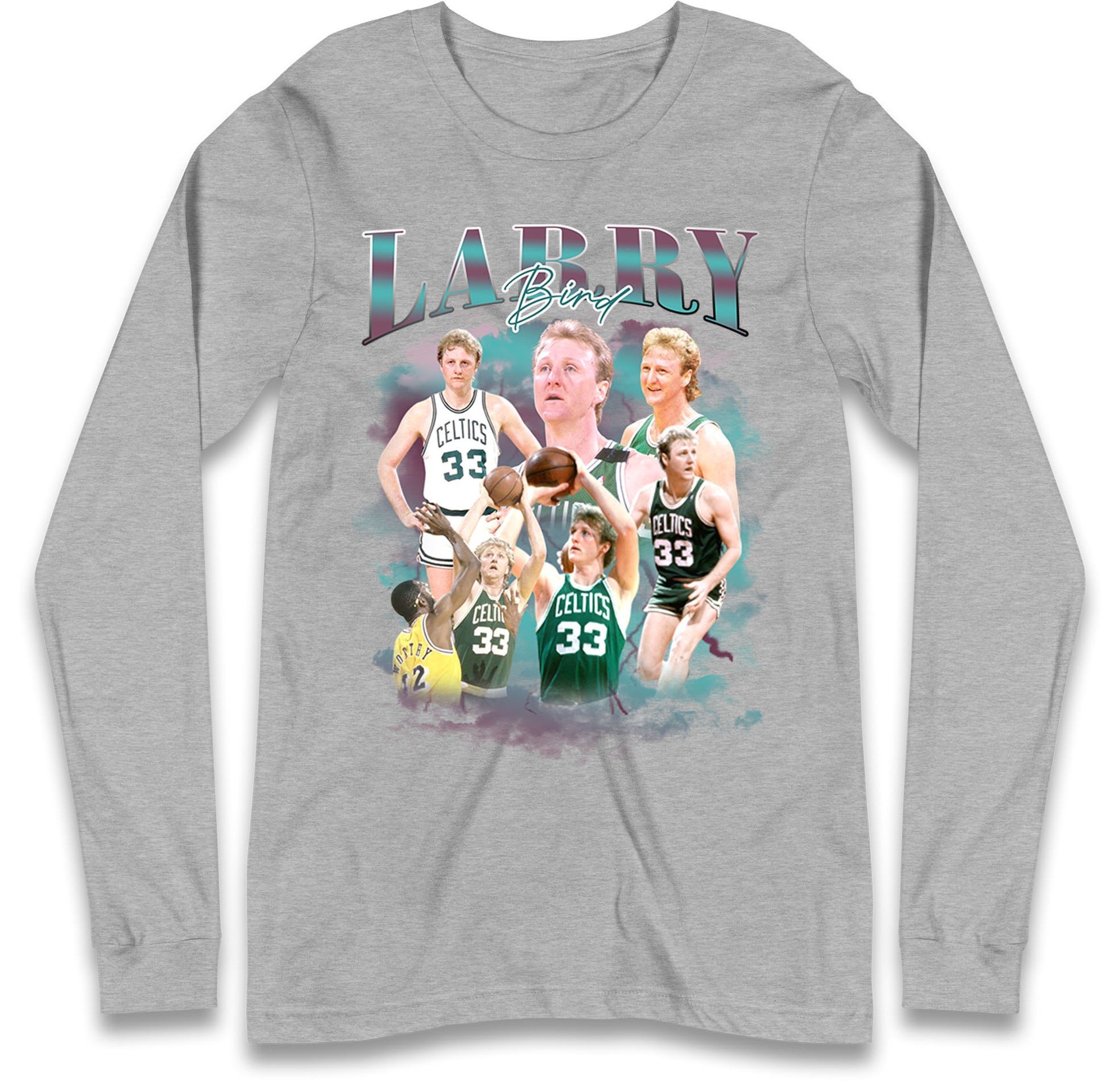 Larry Bird Long Sleeve T Shirt
