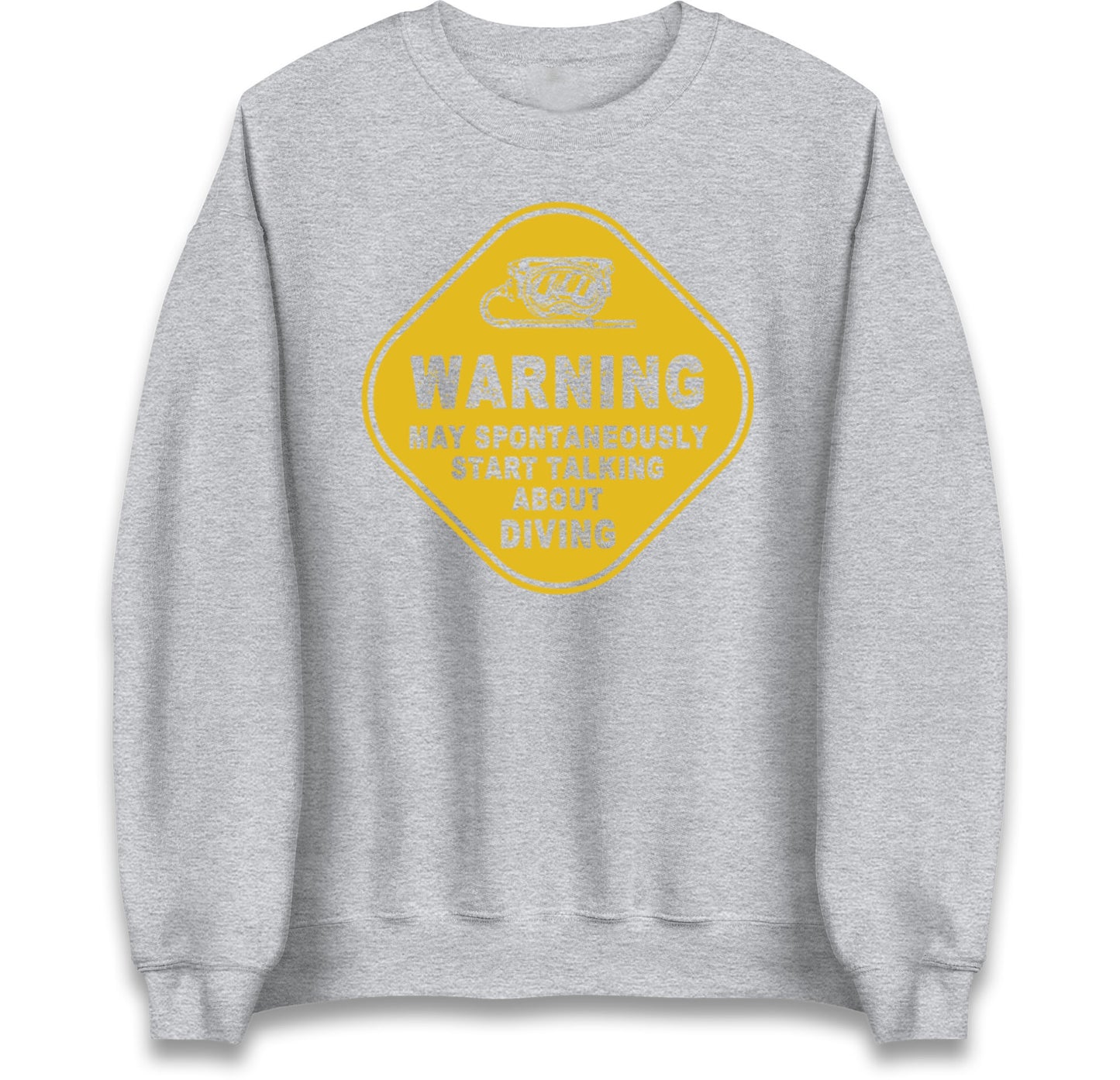 warning diving jumper
