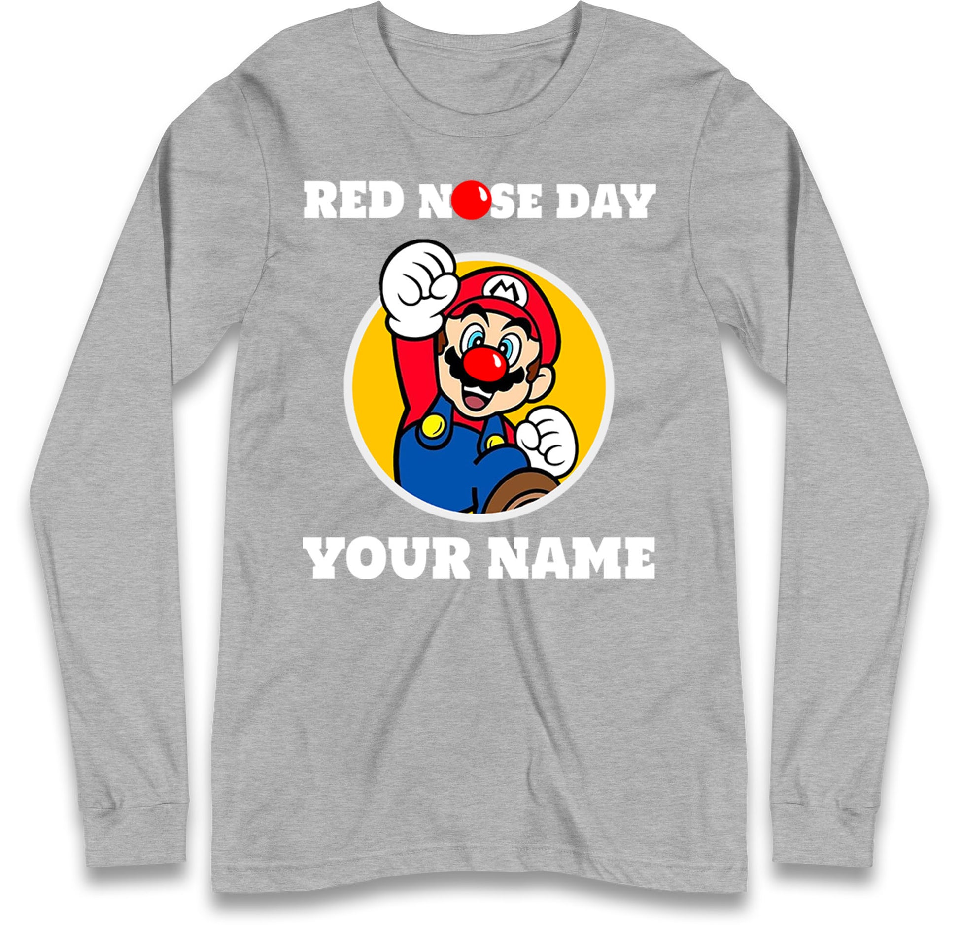 super mario long sleeve t shirt
