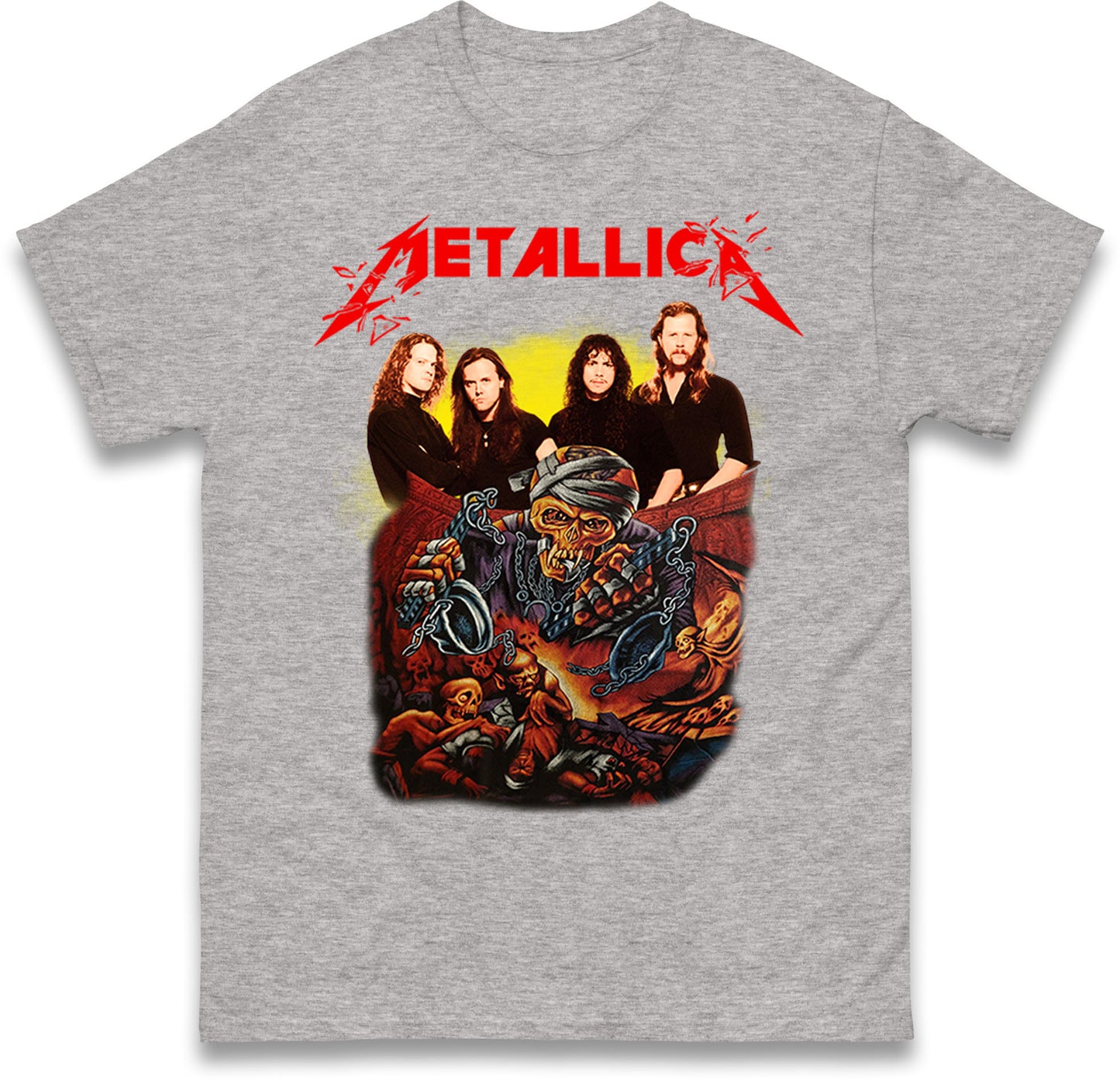 Metallica Skelington T Shirt