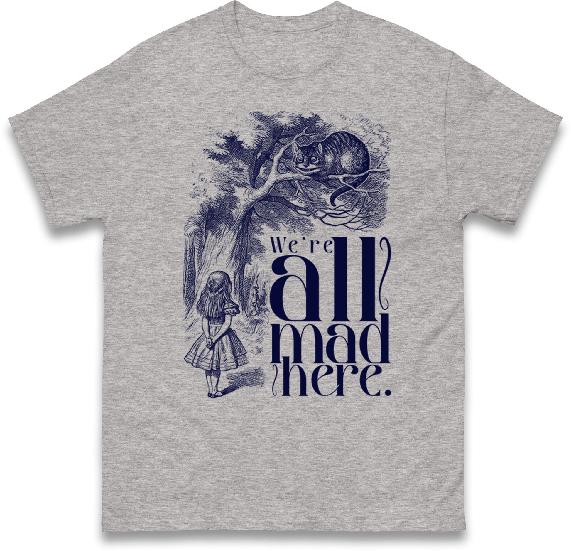 Alice And Cheshire Cat T Shirt