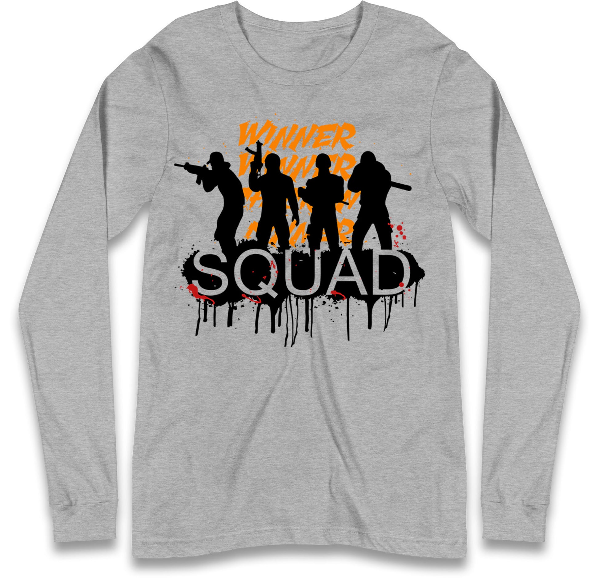 Pubg Squad Long Sleeve T Shirt