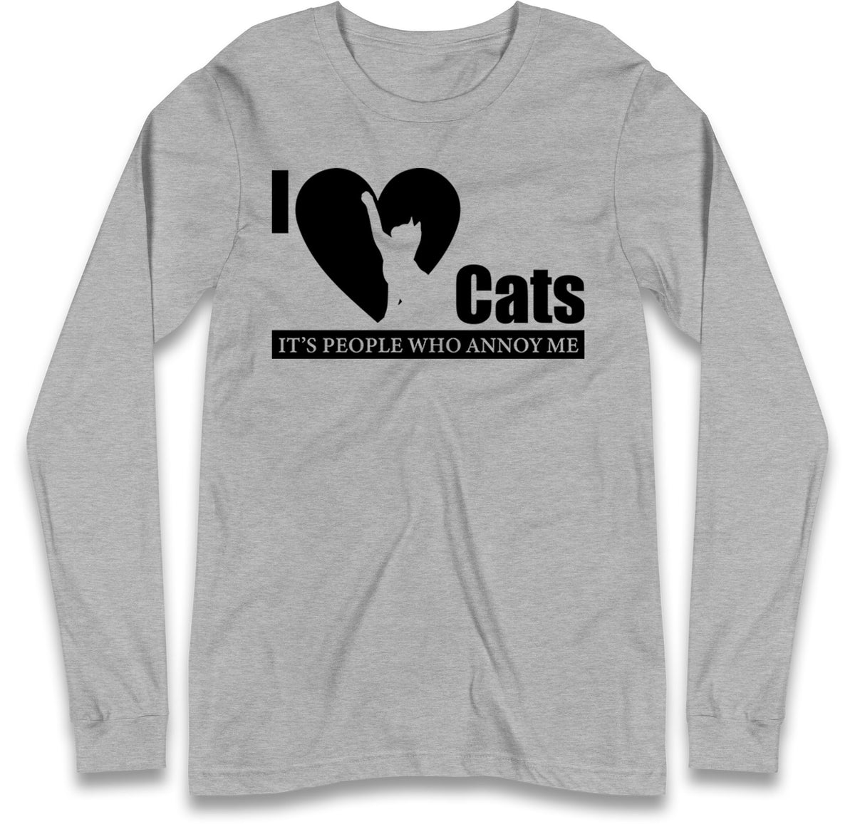 i love cats long sleeve t shirt