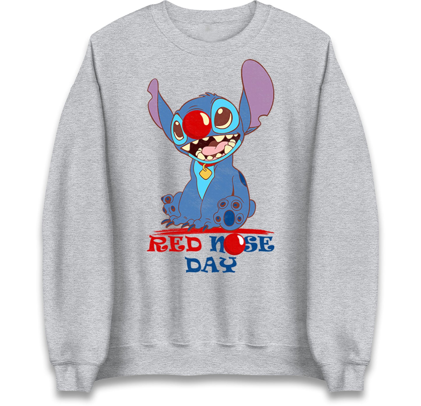 stitch red nose day jumper
