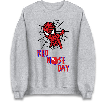 Spider Man Red Nose Day Jumper