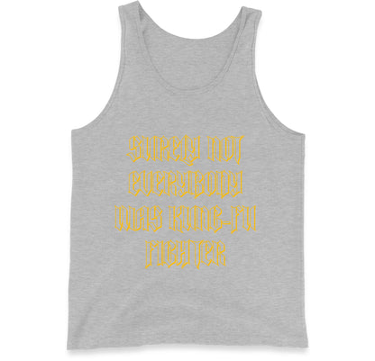 Kung Fu Fighter Tank Top