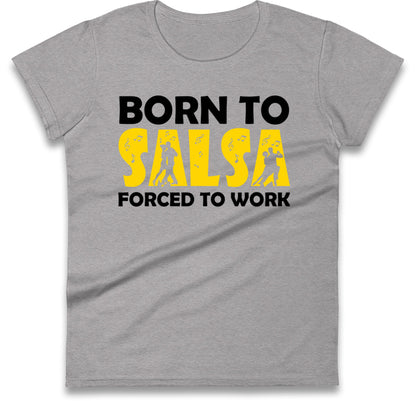 salsa dancing womens t shirt