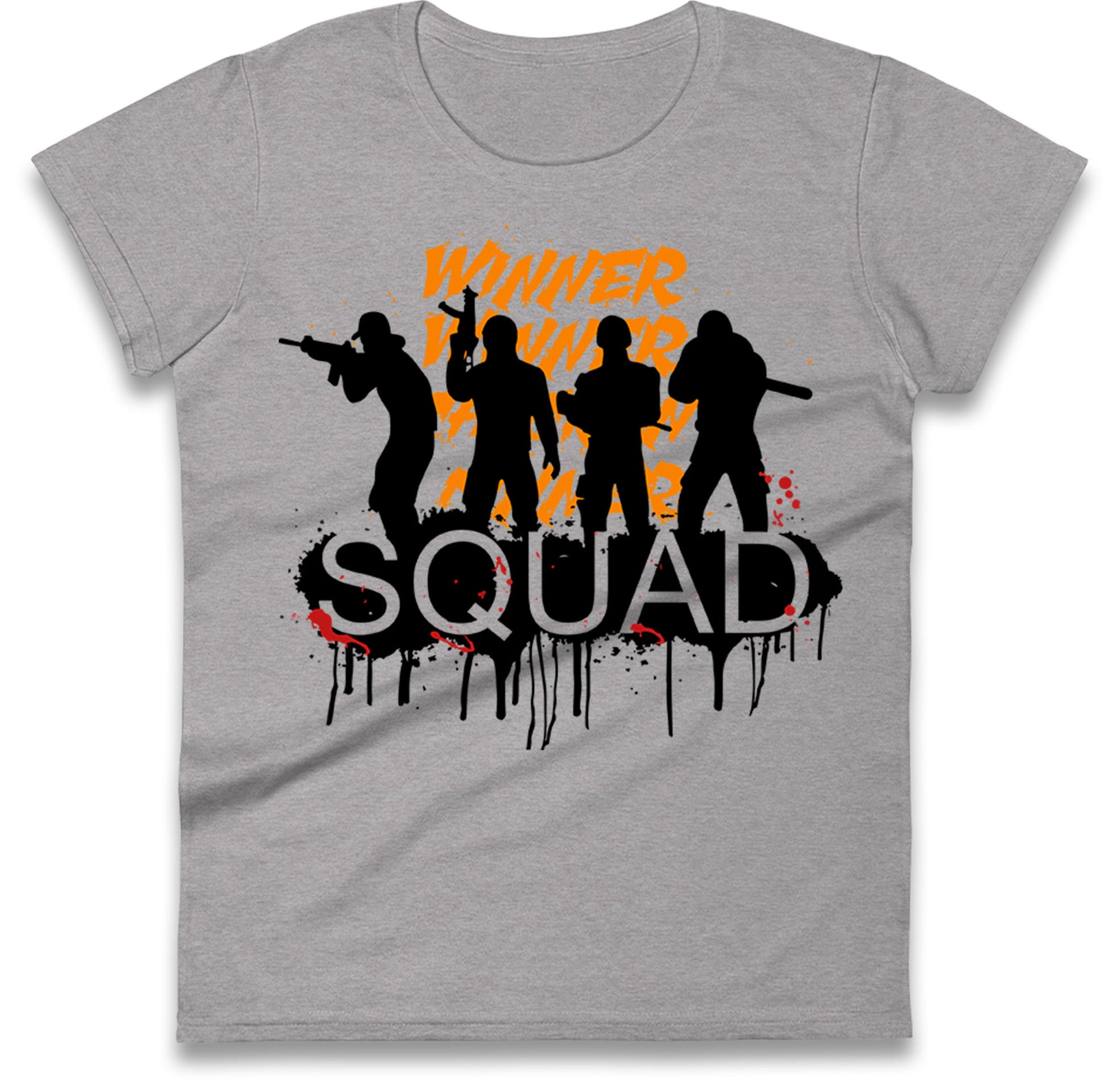 Pubg Squad Ladies T Shirt