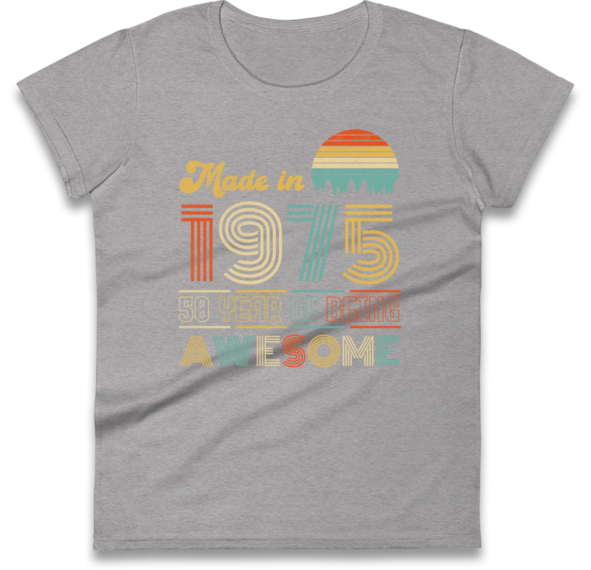 Vintage 50th Birthday Womens T Shirt