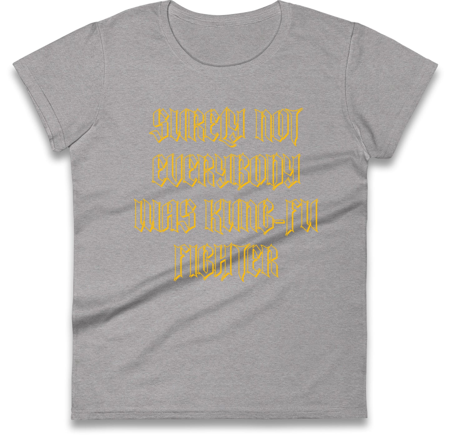 Kung Fu Fighter Womens T Shirt