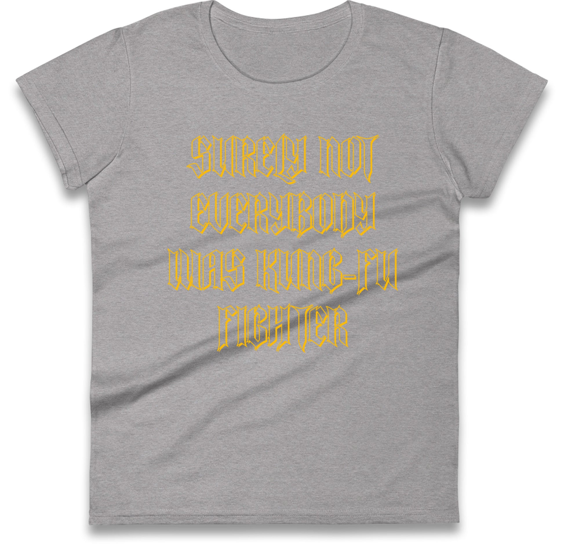 Kung Fu Fighter Womens T Shirt