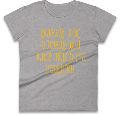 Kung Fu Fighter Womens T Shirt
