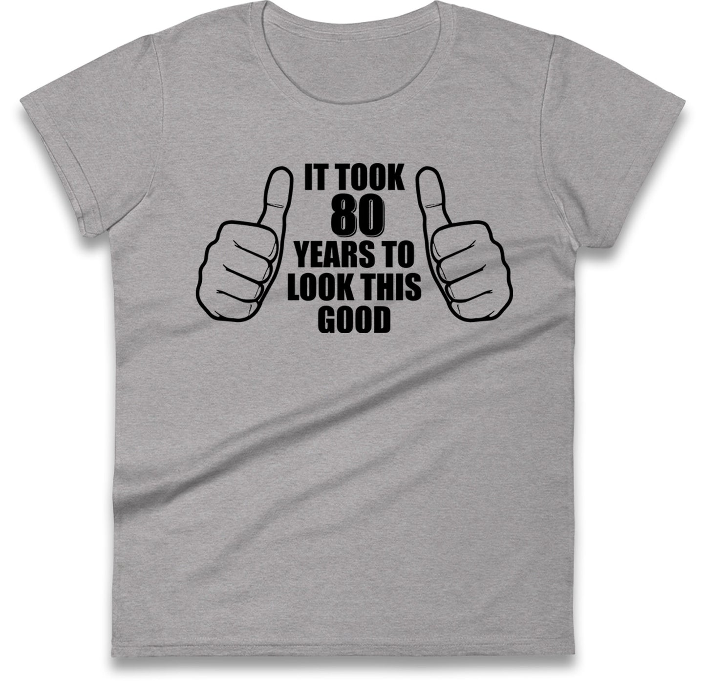 80th Birthday Womens T Shirt