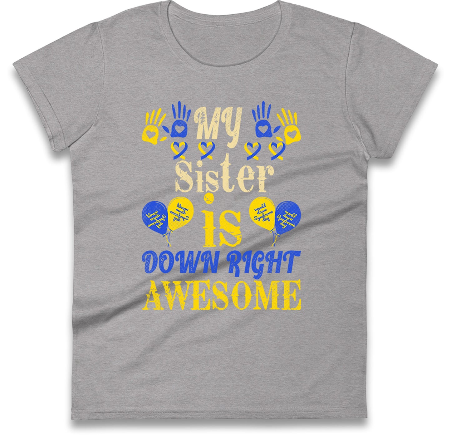 world down syndrome day womens t shirt
