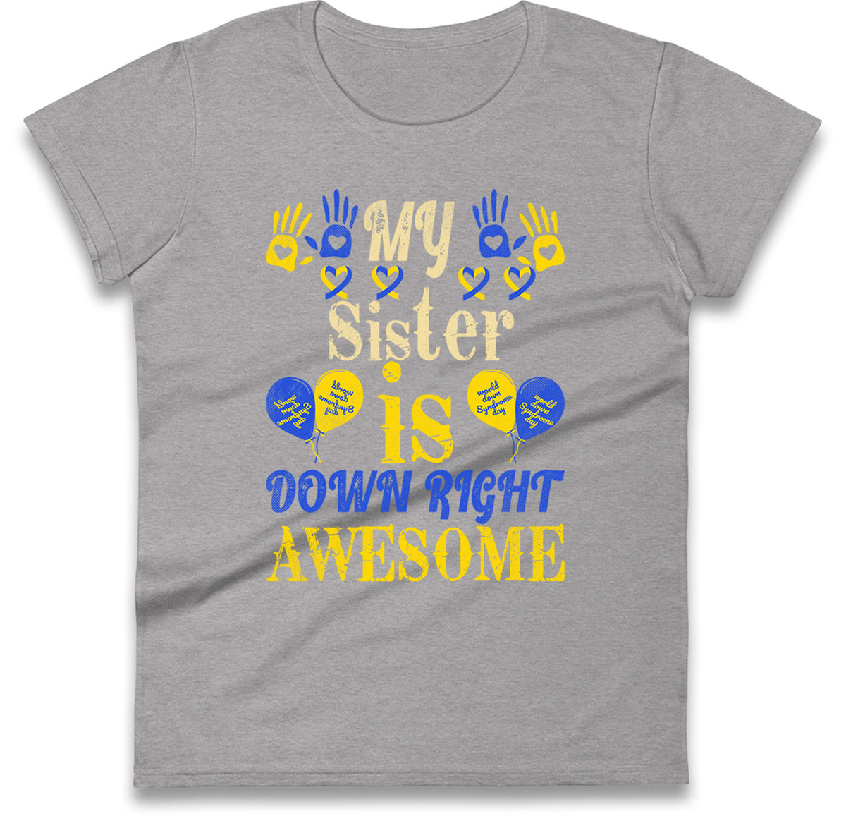 world down syndrome day womens t shirt