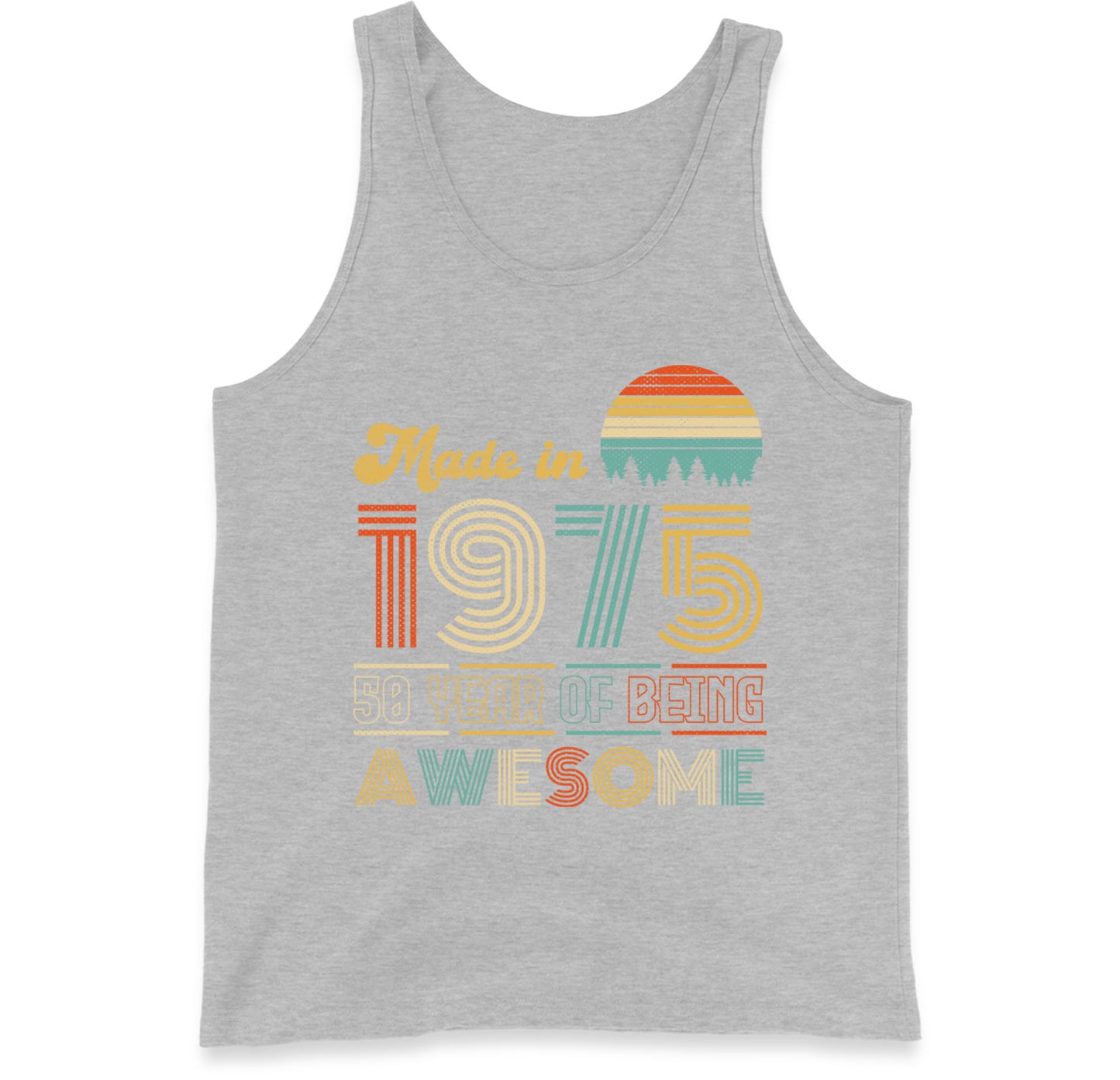 Vintage 50th Birthday Tank Top