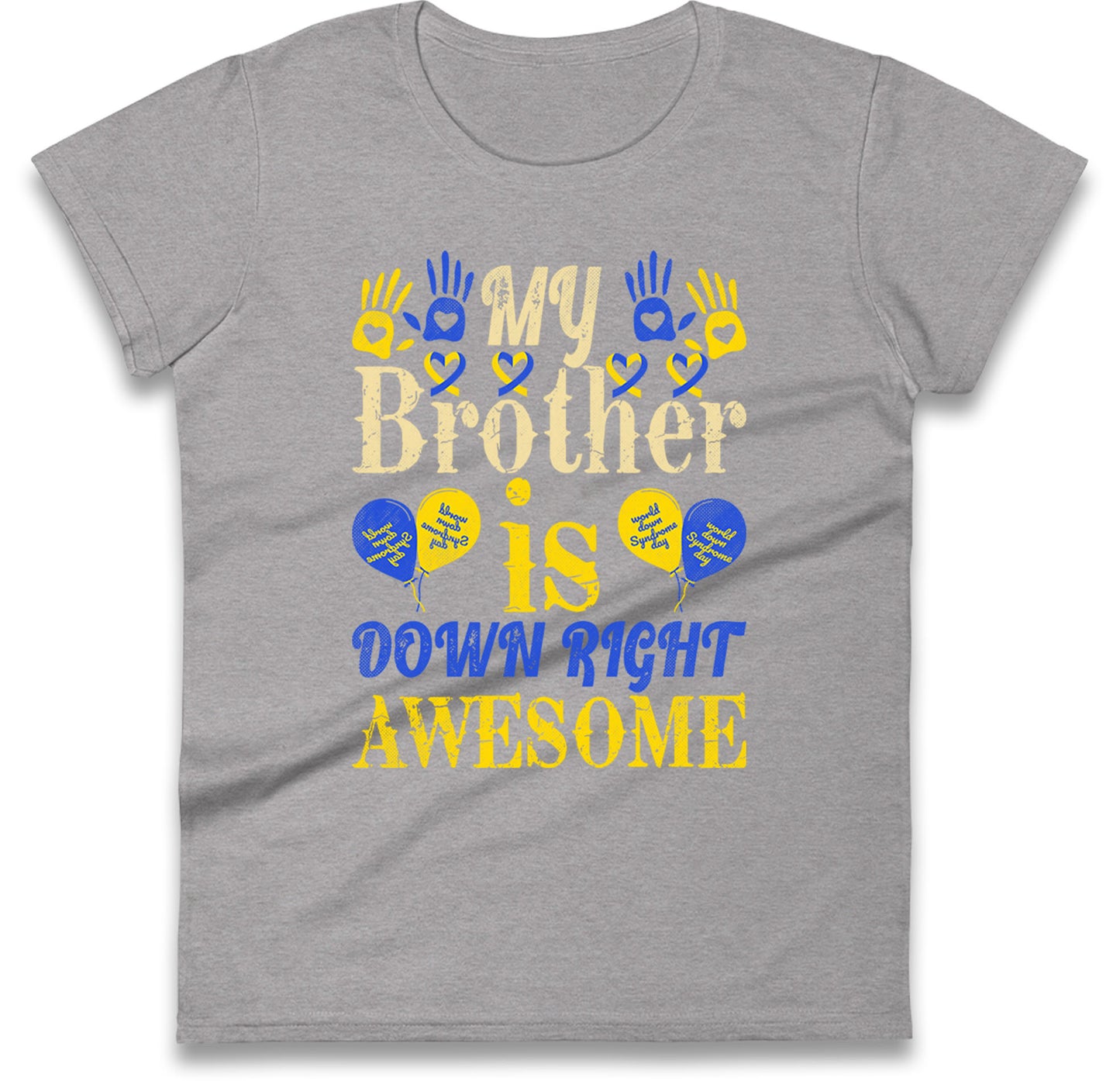 world down syndrome day womens t shirt