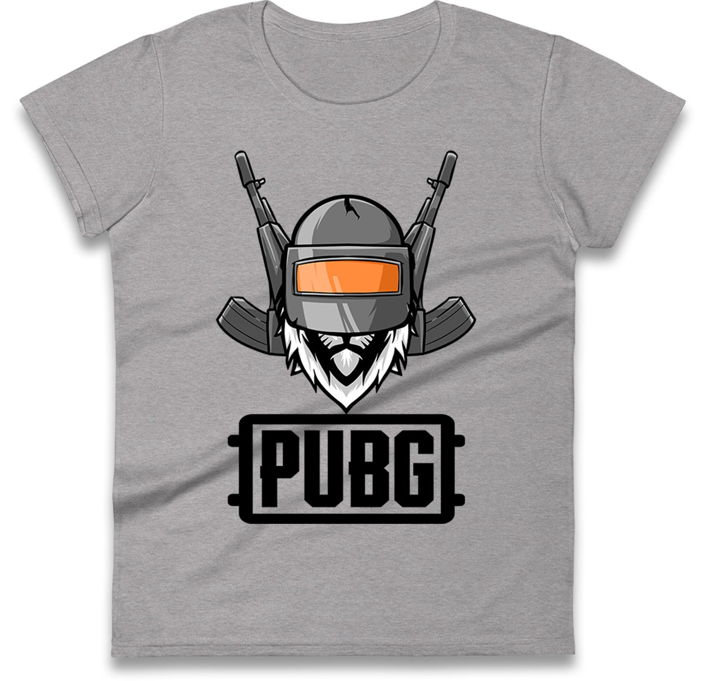 Pubg Helmet Ladies T Shirt