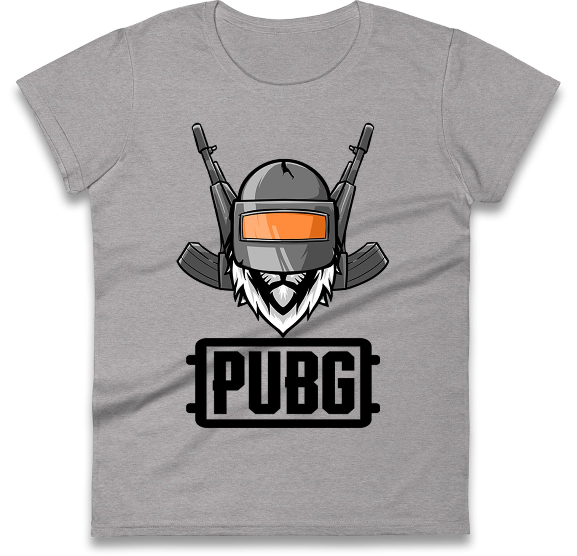 Pubg Helmet Ladies T Shirt