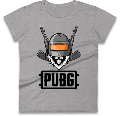 Pubg Helmet Ladies T Shirt