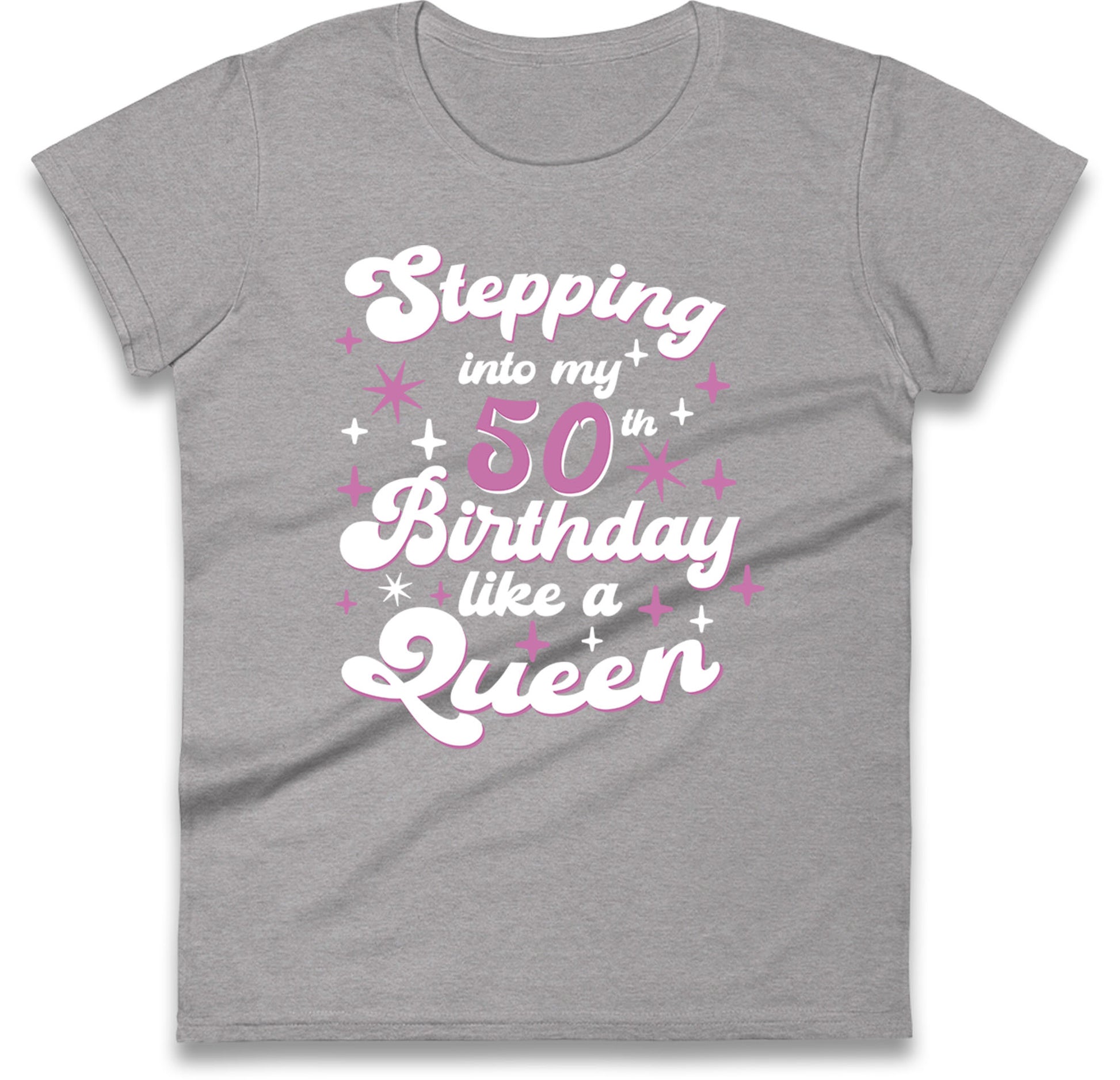 Queen 50th Birthday Womens T Shirt