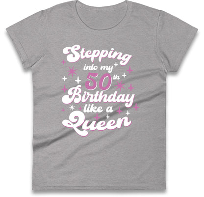 Queen 50th Birthday Womens T Shirt