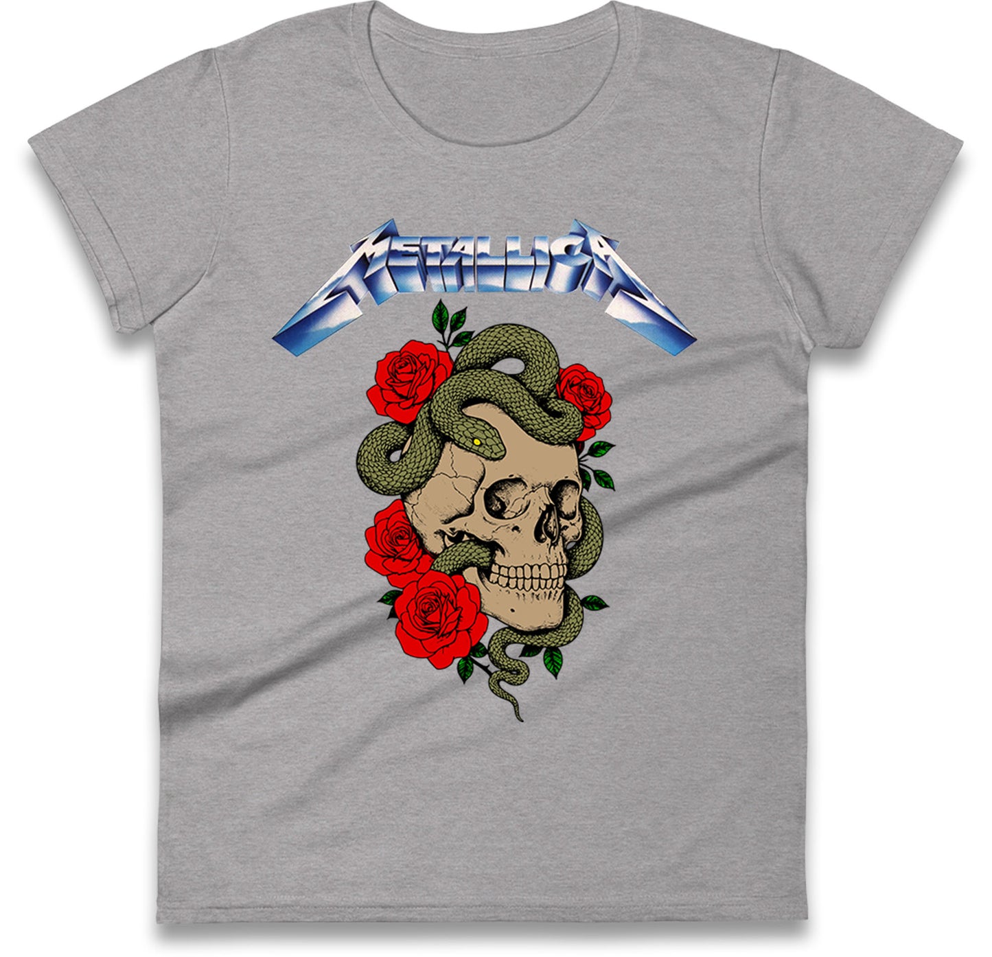 Metallica Skull Ladies T Shirt