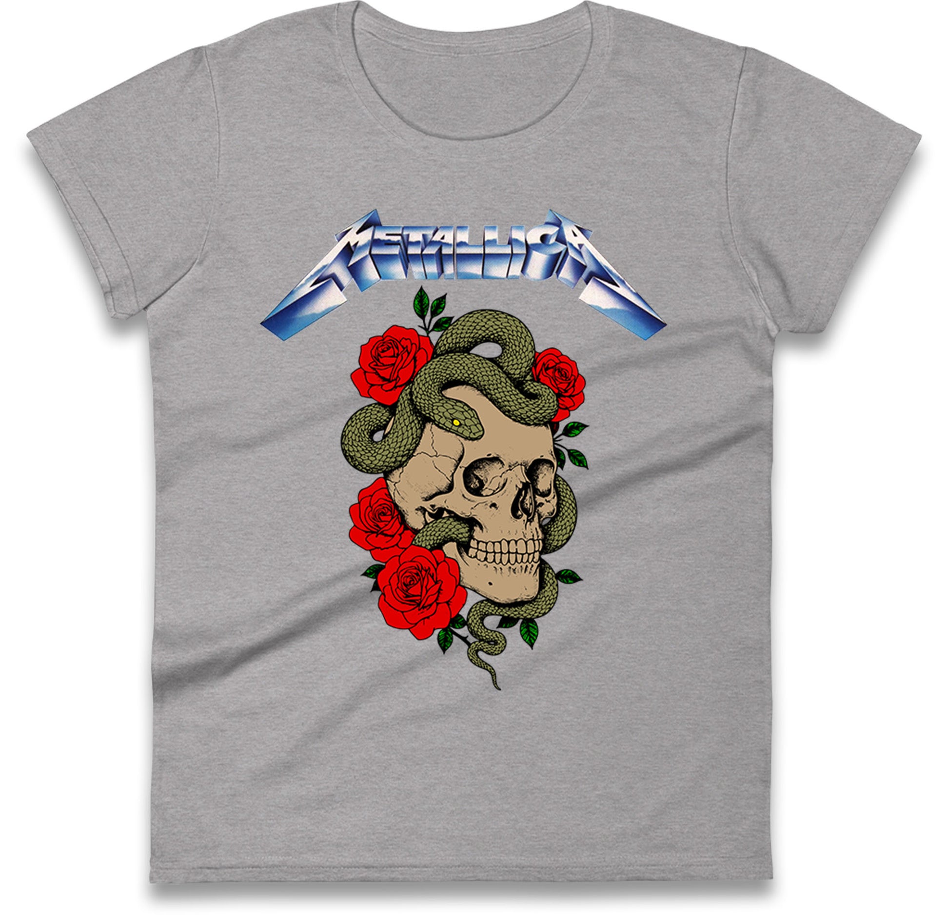 Metallica Skull Ladies T Shirt